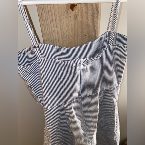 Brandy Melville Blue White Stripe Dress - Picture 4 of 5